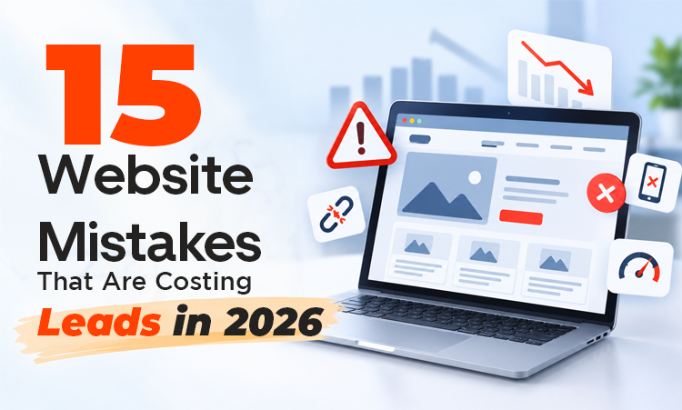 15 Website Mistakes That Are Costing Leads in 2026 - DT7.Agency Blog